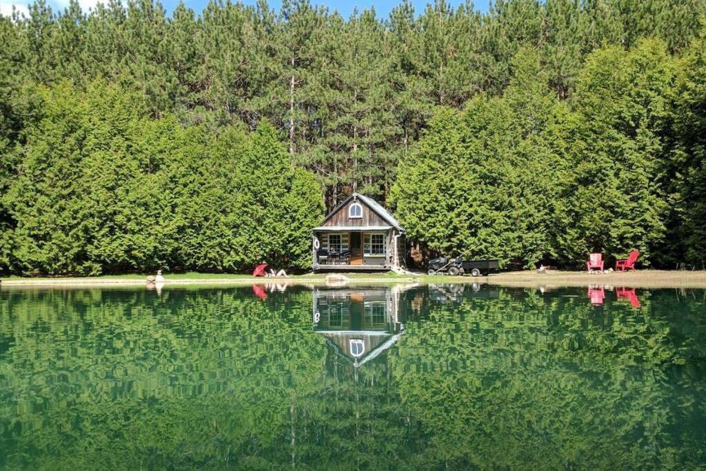 A Rustic Cabin In The Woods 오렌지빌 외부 사진